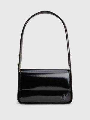 WOMEN BAG CALVIN KLEIN SCULPTED CONV SHOULDER BAG MONO K60K608690-BDS BLACK  SYNTHETIC - R O Z A N A S