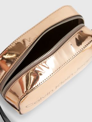 Calvin klein rose gold on sale purse