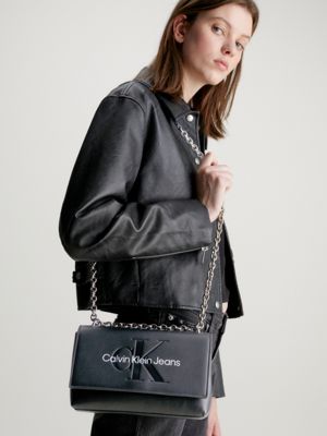 Buy Calvin Klein Sculpted Chain Black Bag from Next Luxembourg