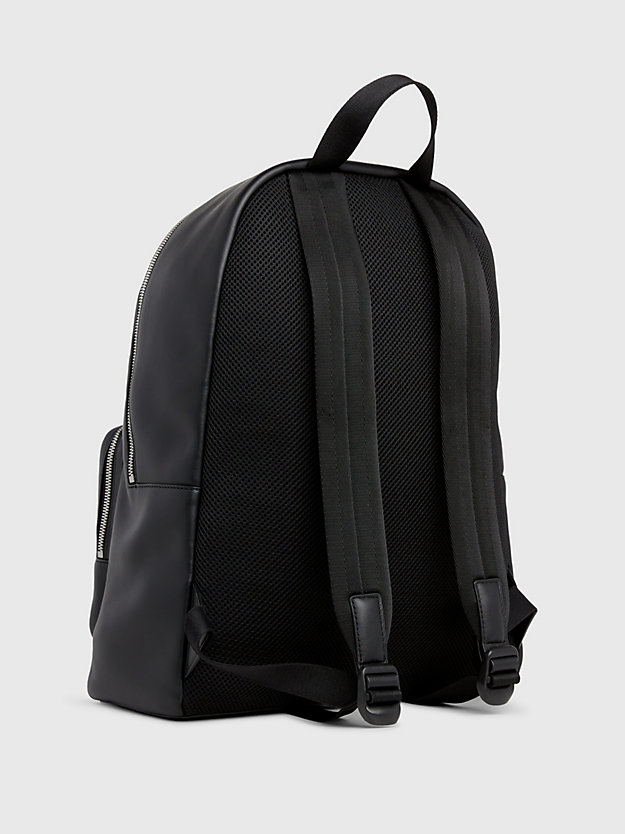 black/metallic logo round backpack for women calvin klein jeans
