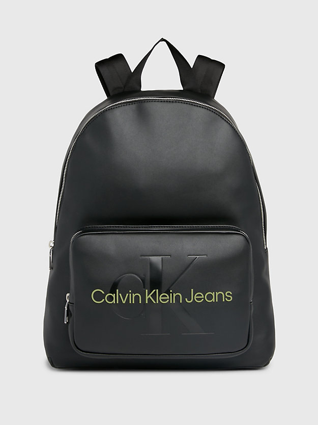 sac à dos rond black/dark juniper pour femmes calvin klein jeans