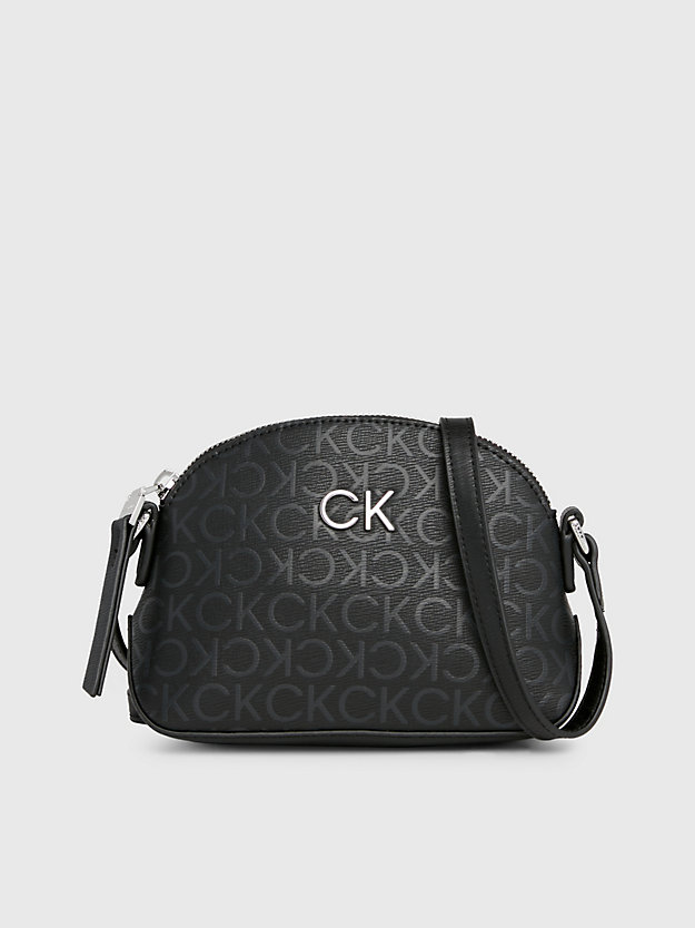 petit sac en bandoulière avec logo black epi mono pour femmes calvin klein