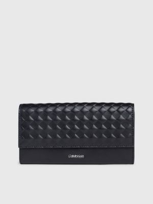 Large Quilted RFID Trifold Wallet Calvin Klein®