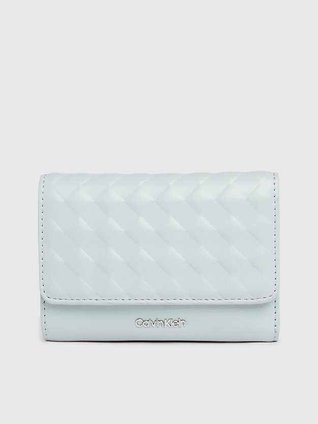 pigeon small quilted rfid trifold wallet for women calvin klein