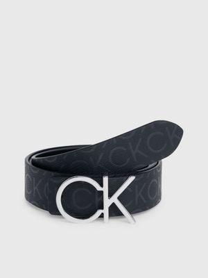 Calvin klein black women's hot sale belt