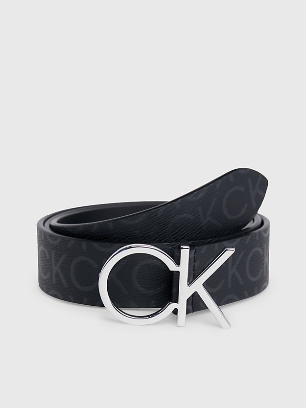 ceinture avec logo black epi mono pour femmes calvin klein