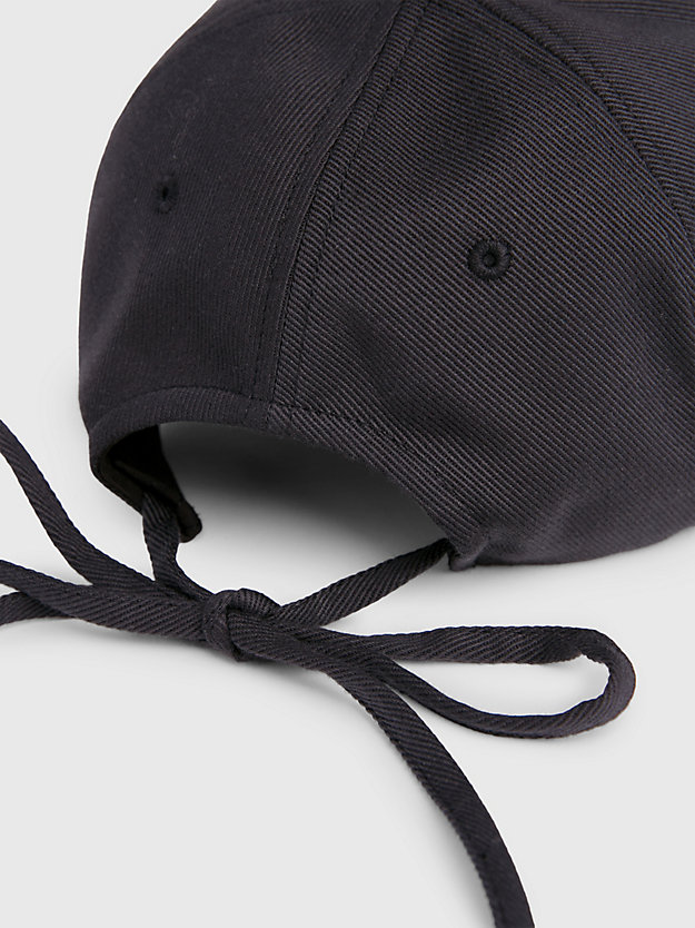 ck black canvas cap for women calvin klein