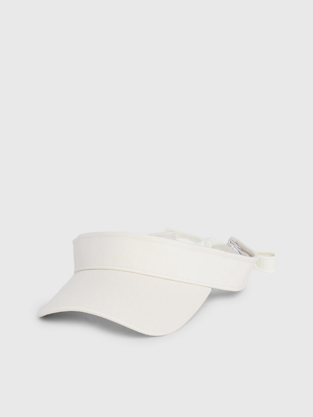 grey canvas visor for women calvin klein