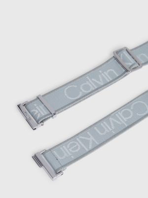 pigeon logo jacquard belt for women calvin klein