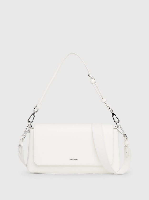 bright white shoulder bag for women calvin klein