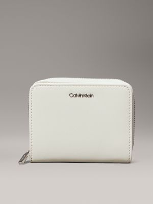 beige zip around wallet for women calvin klein