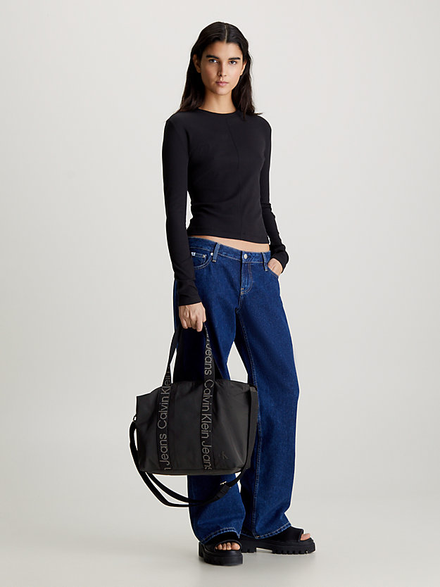 black tote bag voor dames - calvin klein jeans