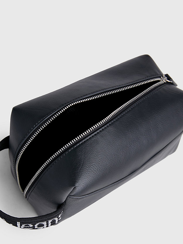 black makeup bag for women calvin klein jeans