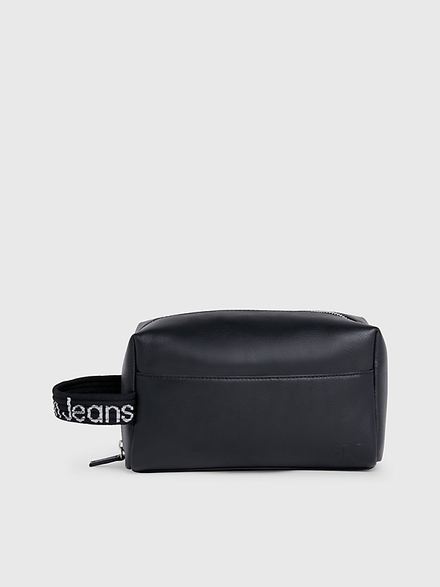 black makeup bag for women calvin klein jeans