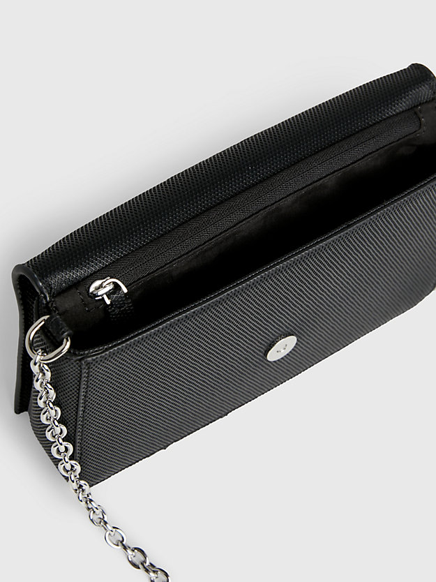 sac bandoulière avec rangement pour portefeuille et téléphone black pour femmes calvin klein jeans