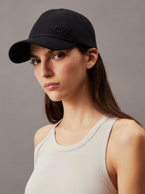 ck black twill cap for women calvin klein