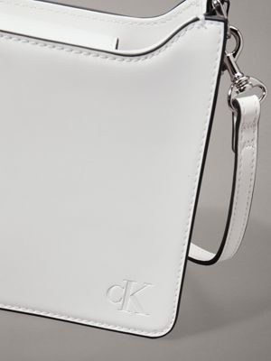 bright white square shoulder bag for women calvin klein jeans