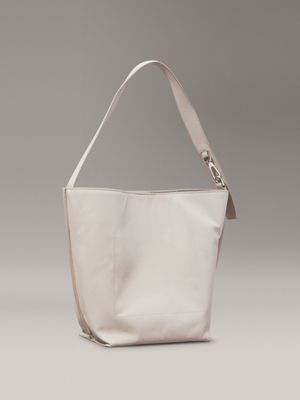 sand pebble bucket bag for women calvin klein