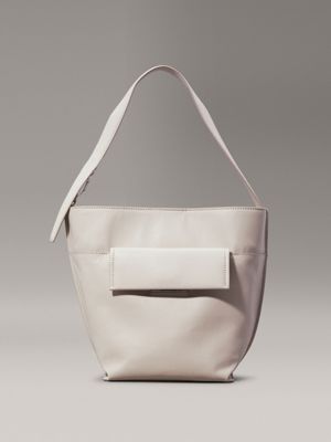 borsa a secchiello grey da donne calvin klein