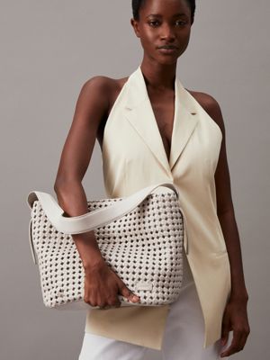 sand pebble tote bag for women calvin klein