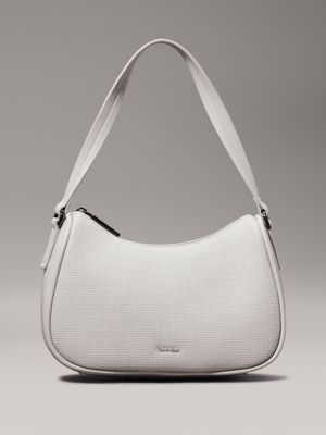 borsa da spalla grey da donne calvin klein