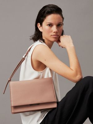 chanterelle shoulder bag for women calvin klein