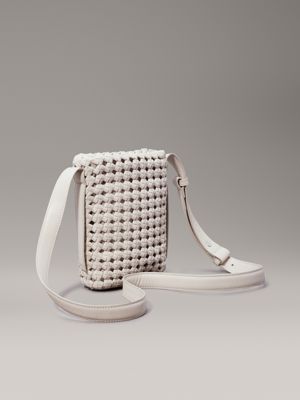 sand pebble mini rfid crossbody bag for women calvin klein