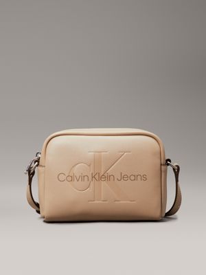 dark beige crossbody bag for women calvin klein jeans