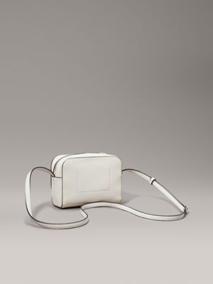 creamy white crossbody bag for women calvin klein jeans