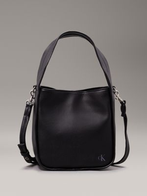 Black bucket shoulder bag sale