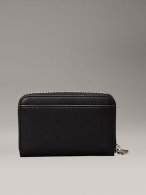 black rfid zip around wallet for women calvin klein jeans