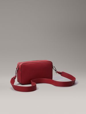 biking red crossbody bag for women calvin klein