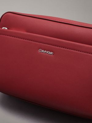 biking red crossbody bag for women calvin klein