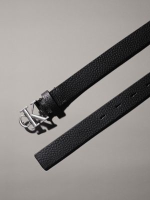 black leather belt for women calvin klein jeans