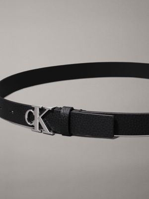 black leather belt for women calvin klein jeans