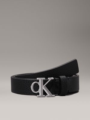 black leather belt for women calvin klein jeans