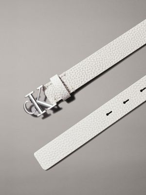 grey leather belt for women calvin klein jeans