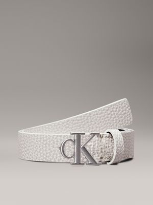 grey leather belt for women calvin klein jeans