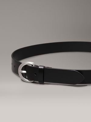 black leather belt for women calvin klein jeans