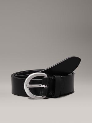 black leather belt for women calvin klein jeans