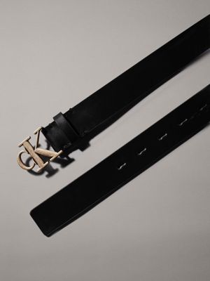 black skórzany pasek dla kobiety - calvin klein jeans