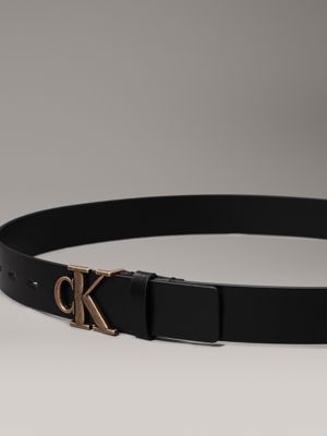 black leather belt for women calvin klein jeans