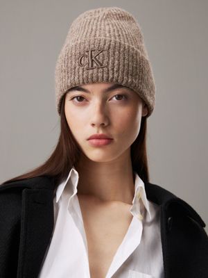 goat knit beanie for women calvin klein jeans