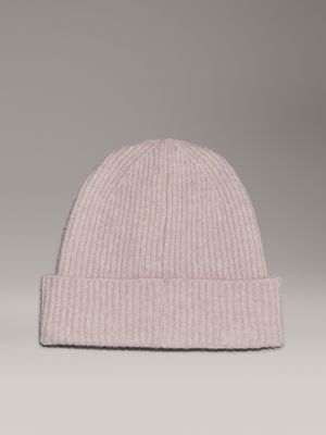 gray morn knit beanie for women calvin klein jeans