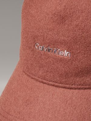 cioccolate lab wool blend felt cap for women calvin klein