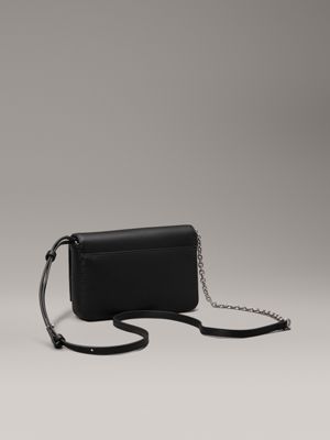 black/white crossbody phone bag for women calvin klein jeans