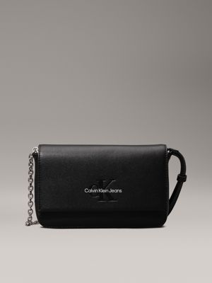 black crossbody phone bag for women calvin klein jeans