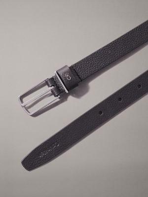 ck black leather belt for women calvin klein