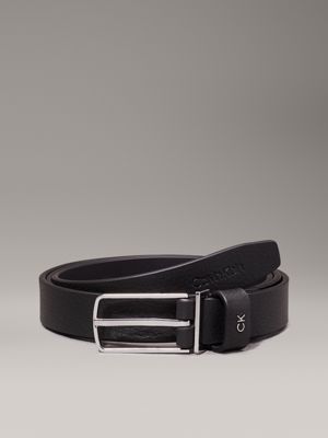 black leather belt for women calvin klein