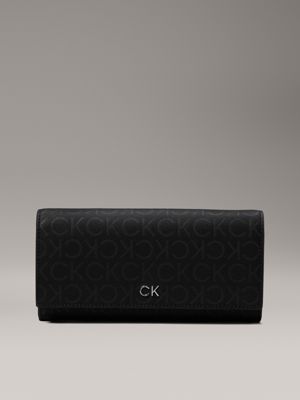 black logo crossbody wallet bag for women calvin klein